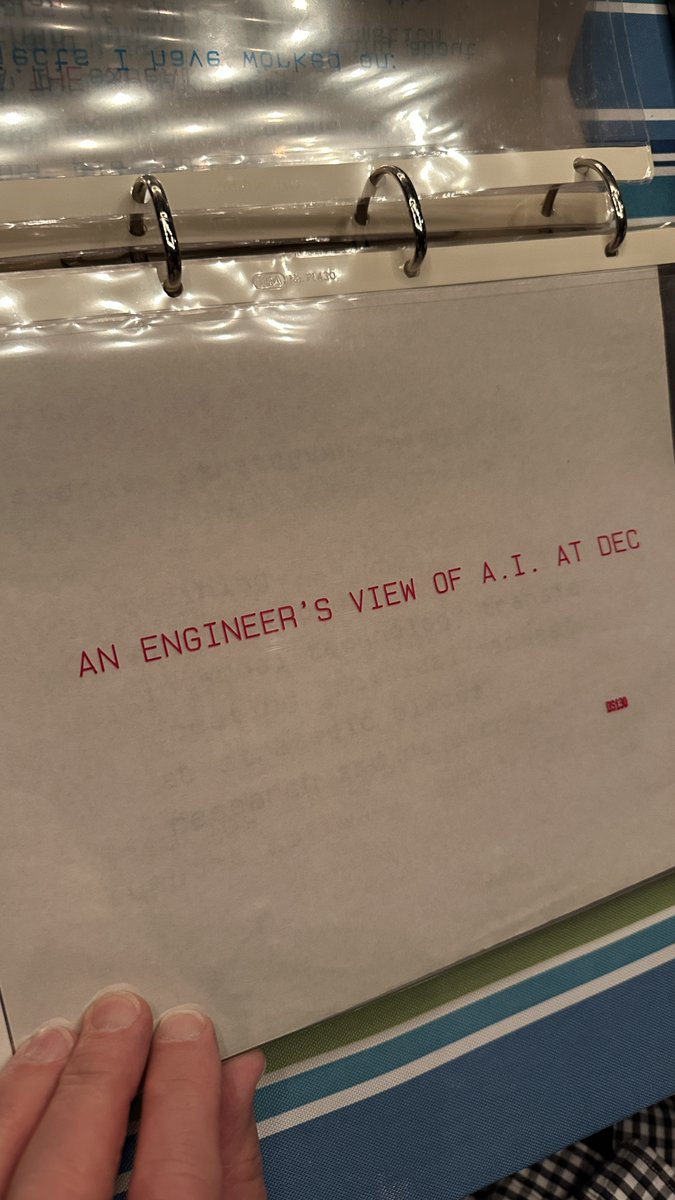 Slide 1 from Uncle Mike's 1985 AI presentation